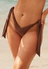 The Madelyn Cheeky Side Tie Bikini Bottom, MOCHA, hi-res image number null