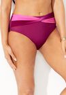 Twist Front Bikini Bottom, MULBERRY OMBRE, hi-res image number null