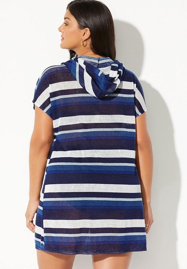 Sydney Pullover Cover Up Hoodie, , on-hover image number null