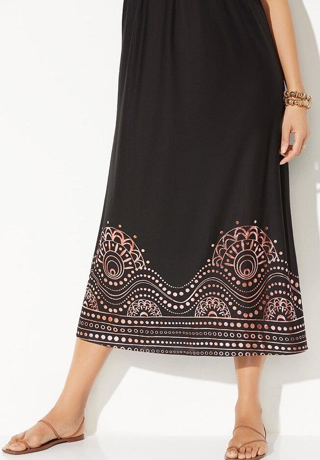 Kate V-Neck Cover Up Maxi Dress, , alternate image number null