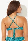 Fierce Keyhole Bandeau Bikini Top, , alternate image number null