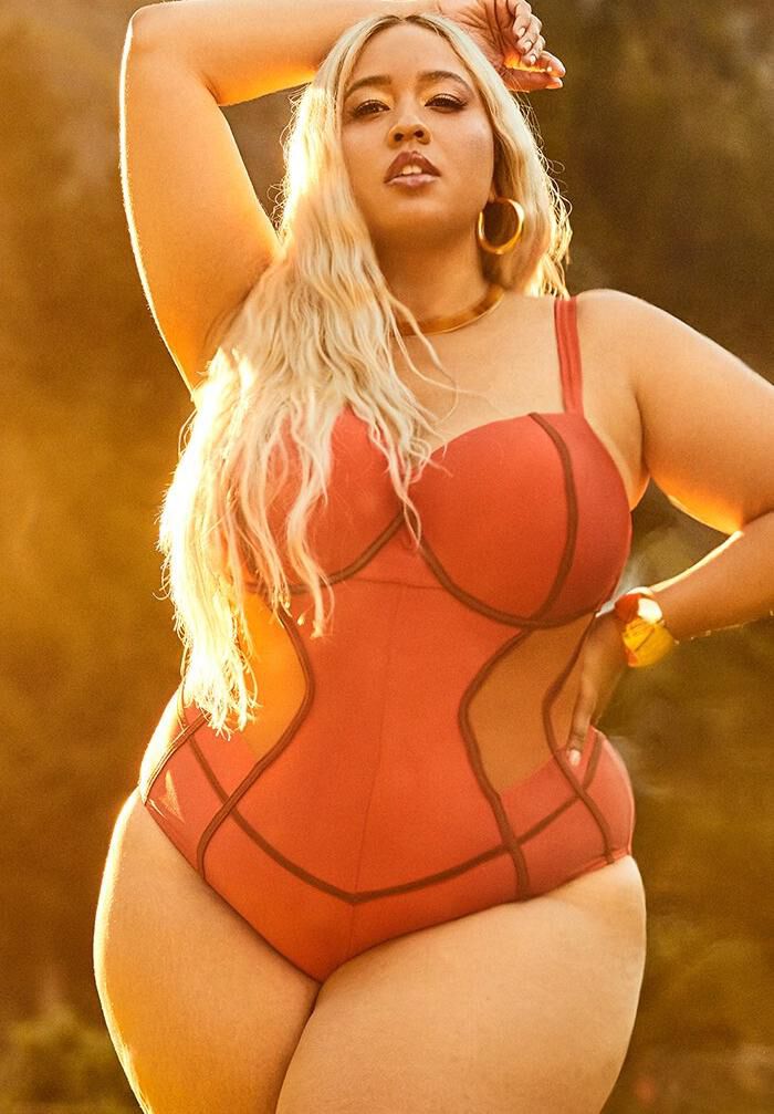 GabiFresh x Swimsuits For All Blaze Underwire One Piece Swimsuit, , alternate image number 2