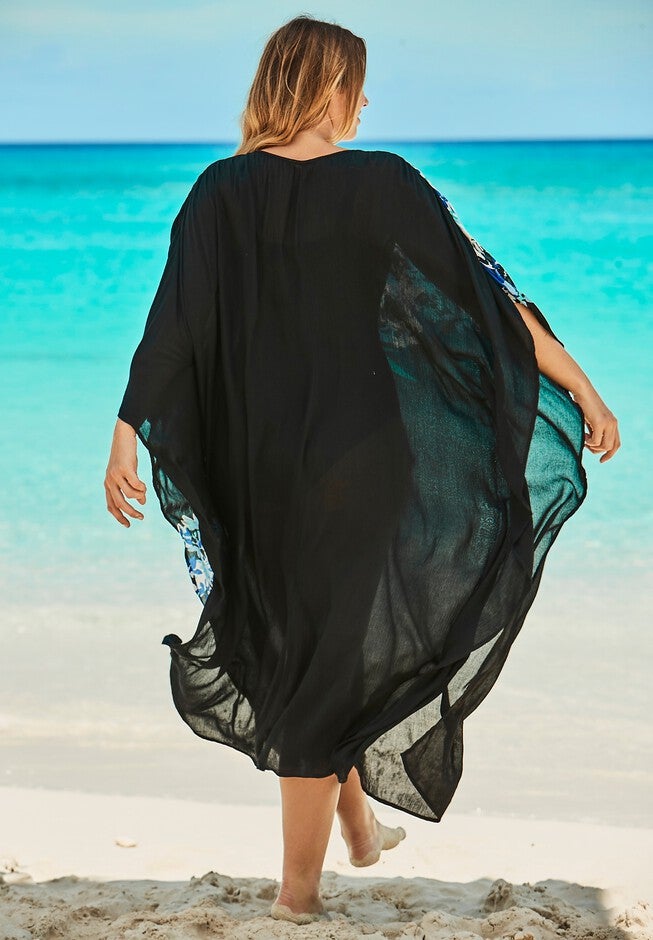 Long Embellished Cover Up, , on-hover image number null