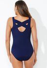Chlorine Resistant Crossback One Piece Swimsuit, , alternate image number null