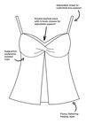 Faux Flyaway Underwire Tankini Top, , alternate image number null