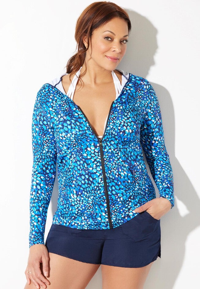 Sun Resistant Zip Hoodie, , alternate image number 2