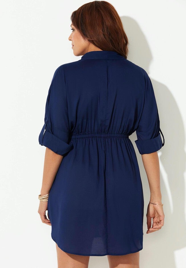 Blaire Button Up Top Cover Up, , on-hover image number 1