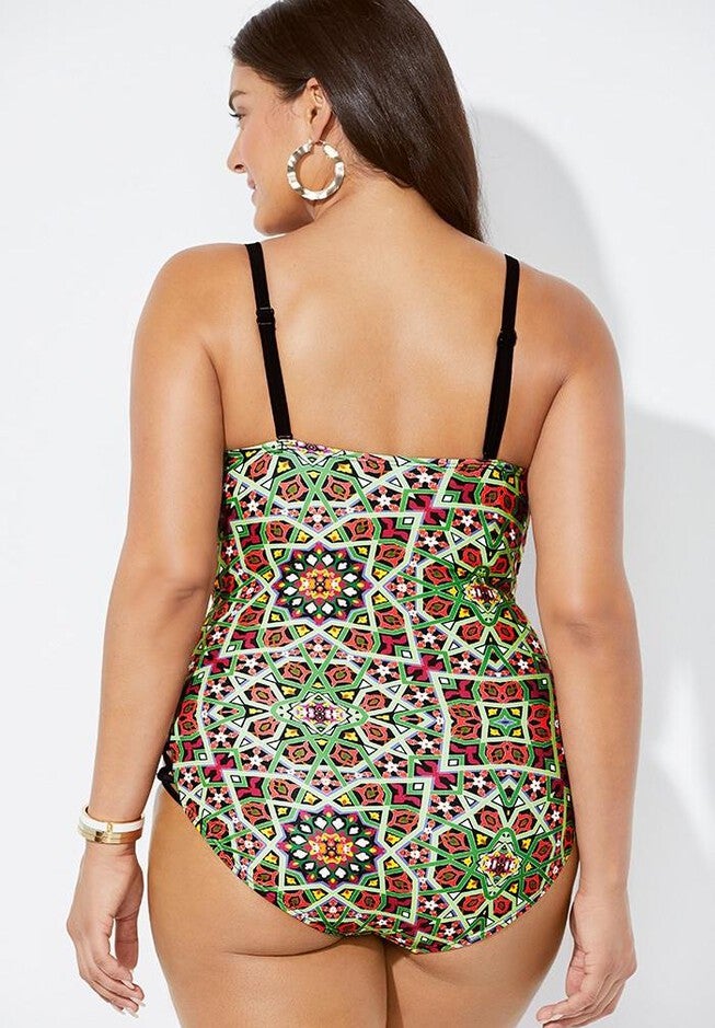 Ibiza Cut Out Underwire One Piece Swimsuit, , on-hover image number 1