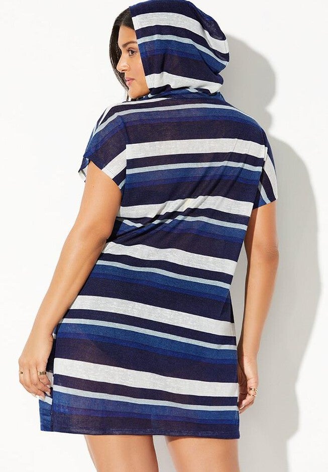 Sydney Pullover Cover Up Hoodie, , alternate image number null