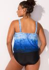 Loop Blouson One Piece Swimsuit, , on-hover image number null