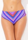 Hipster Swim Brief, VIBRANT SUNSET STRIPE, hi-res image number null