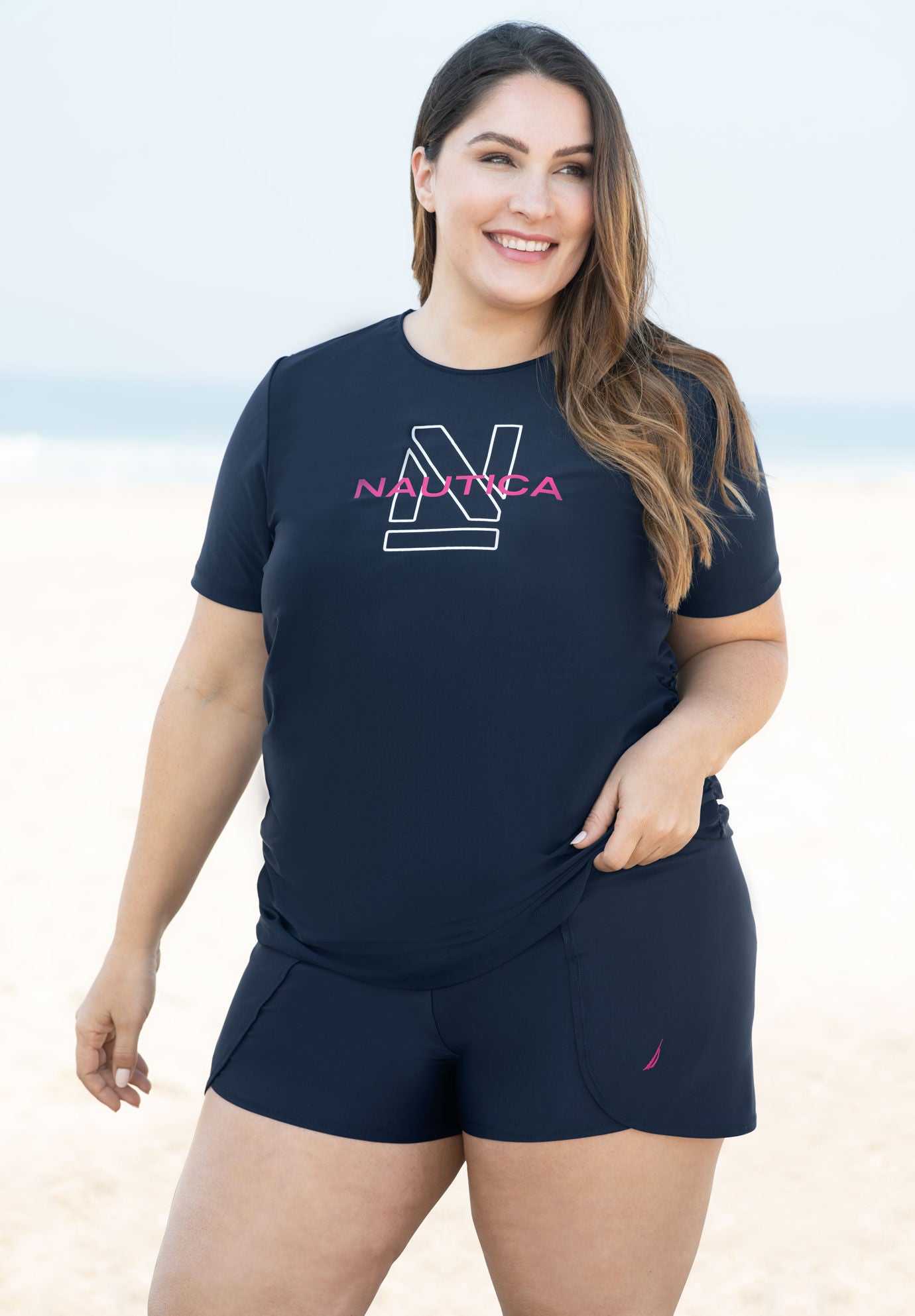 nautica plus size swimwear