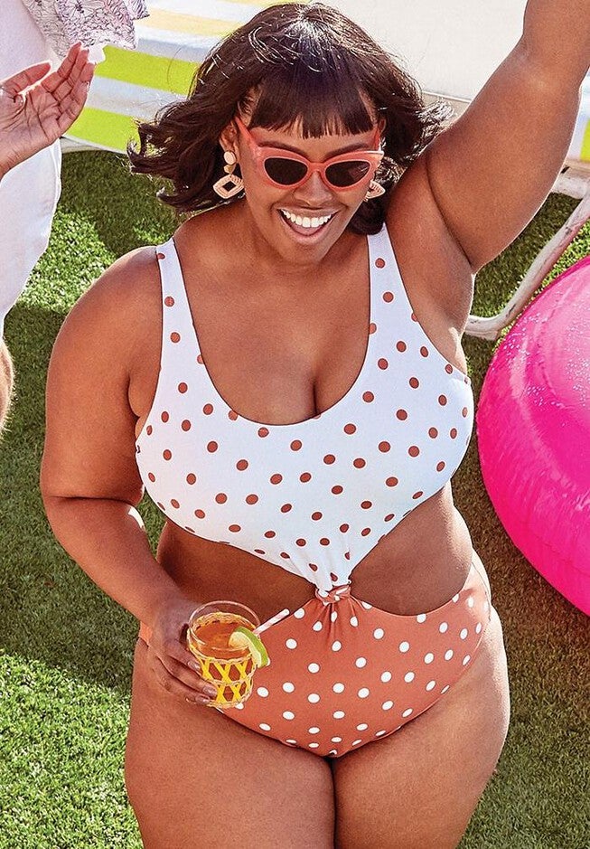 GabiFresh Dotted Whirlwind Monokini, , on-hover image number null