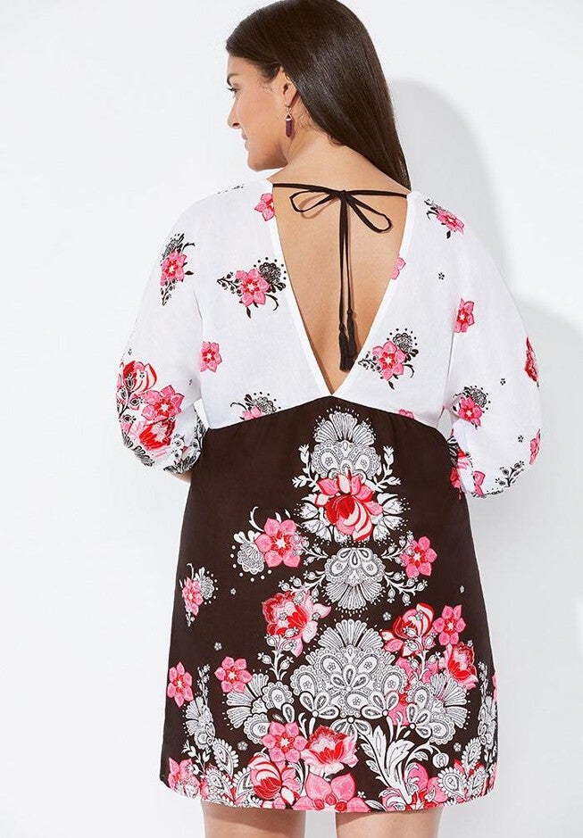 Catiana Pompeii V-Neck Cover Up Tunic, , on-hover image number null