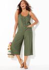 Brittany Button Front Jumpsuit Cover Up, , alternate image number null