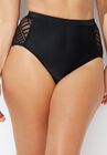 Charlatan Crochet Bikini Bottom, BLACK, hi-res image number null