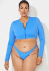Camille Kostek My Favorite Long Sleeve Bikini Top, , alternate image number null
