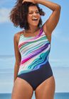 Chlorine Resistant Crossback One Piece Swimsuit, OASIS, hi-res image number null