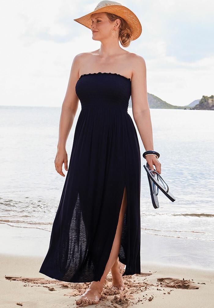 Kelly Strapless Maxi Dress Swimsuit