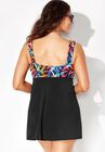 Longitude Tie Front Swimdress, , on-hover image number null