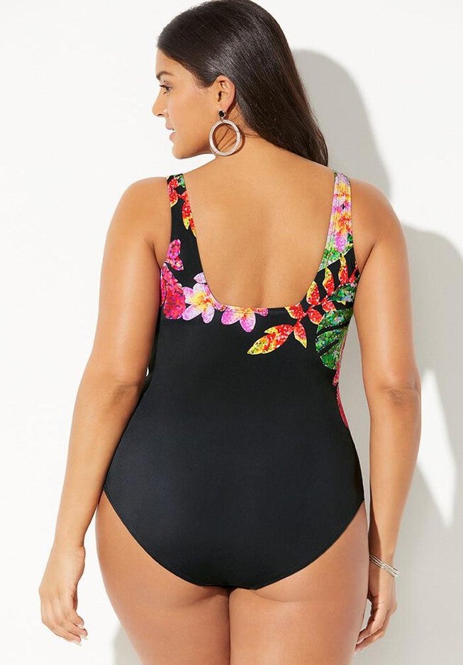 Tank One Piece Swimsuit, , on-hover image number 1
