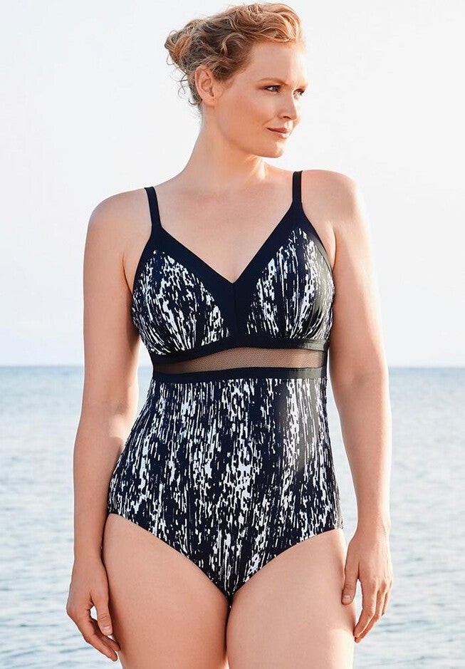 Lycra Xtra Life Mesh One Piece Swimsuit, , alternate image number null