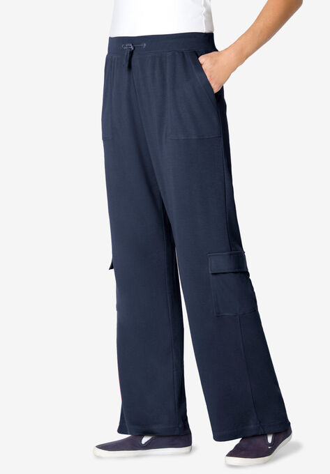 Pull-On Knit Cargo Pant, NAVY, hi-res image number null