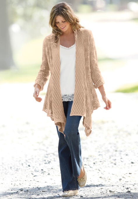 Open Front Pointelle | Fullbeauty Outlet