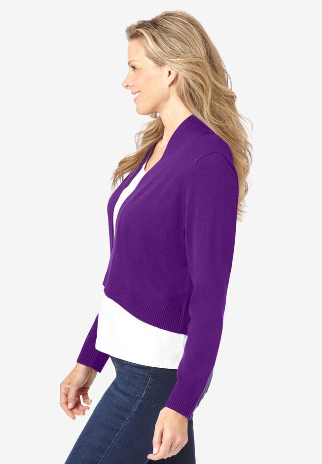 Long-Sleeve Cardigan, , alternate image number null
