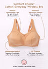 Cotton Back-Close Wireless Bra, , alternate image number null