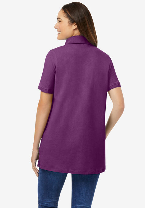 Perfect Short-Sleeve Polo Shirt, , on-hover image number null