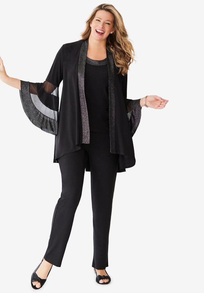 3-piece pantset, BLACK, hi-res image number 0