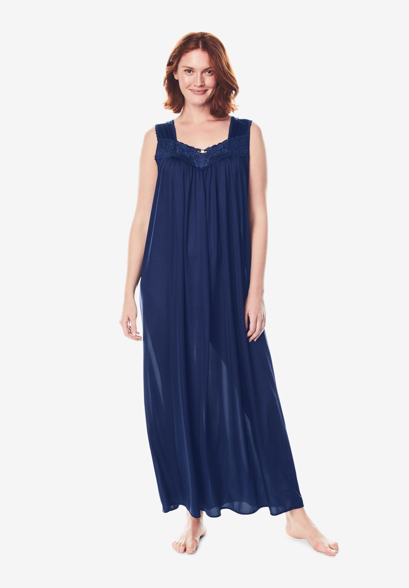 long tricot nightgowns