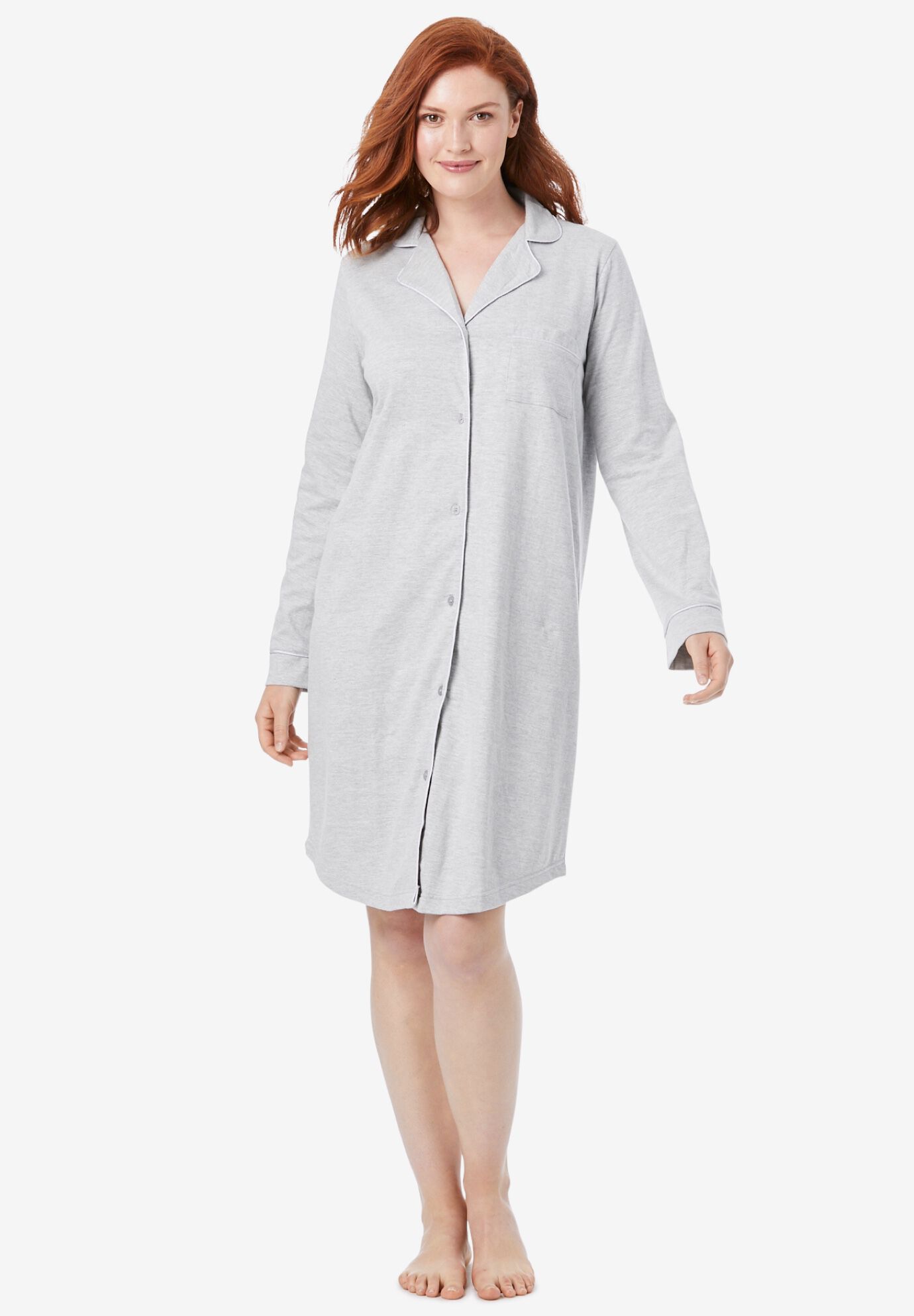 Cotton Knit Sleep Shirt Clearance, 52 