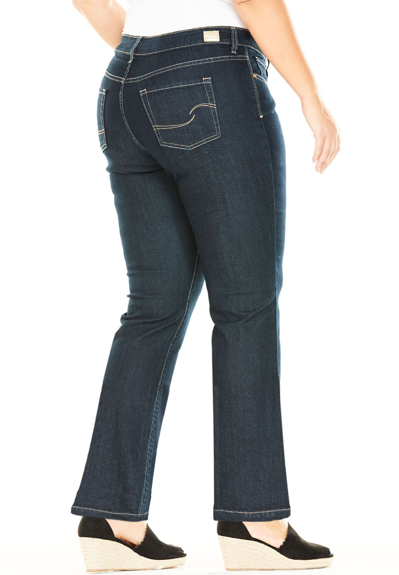 signature by levi strauss pull on jeans bootcut