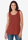 Scoop Neck Tank, RED OCHRE, hi-res image number null