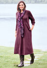 Thermal Knit A-Line Dress, , alternate image number null