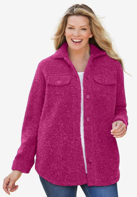 Berber Jacket, RASPBERRY, hi-res image number null