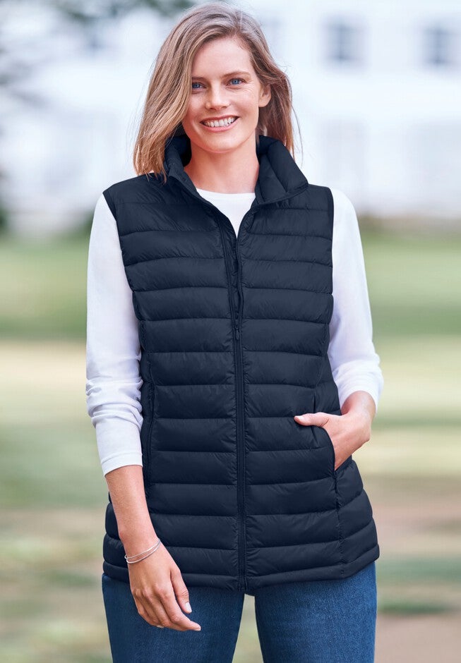Packable Puffer Vest, , alternate image number 2