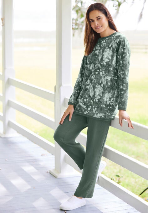 Fleece Sweatshirt Set, , on-hover image number null