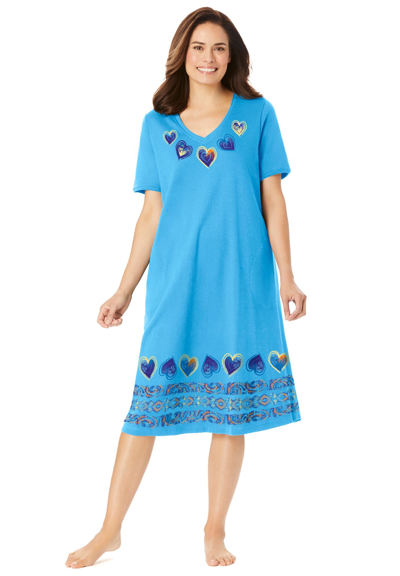 Short T-Shirt Lounger, , alternate image number 5