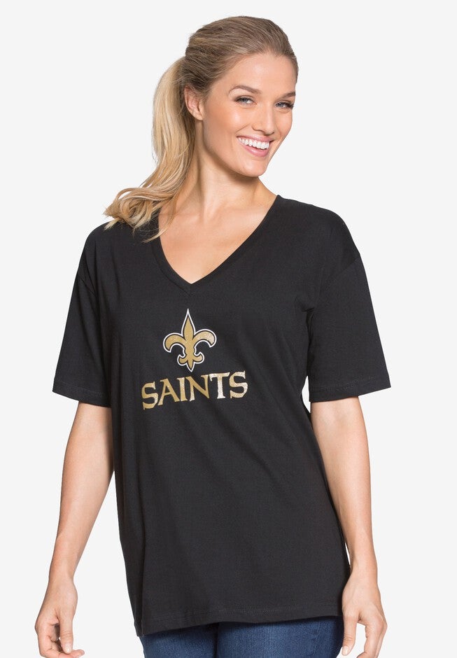 V-Neck NFL Tee, SAINTS, hi-res image number null