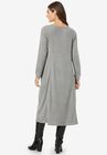 Thermal Knit A-Line Dress, , on-hover image number null