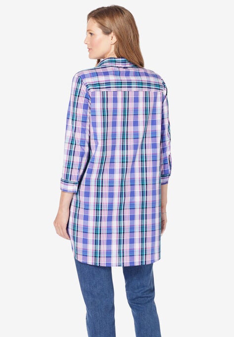 Perfect Popover Collared Shirt, , on-hover image number null