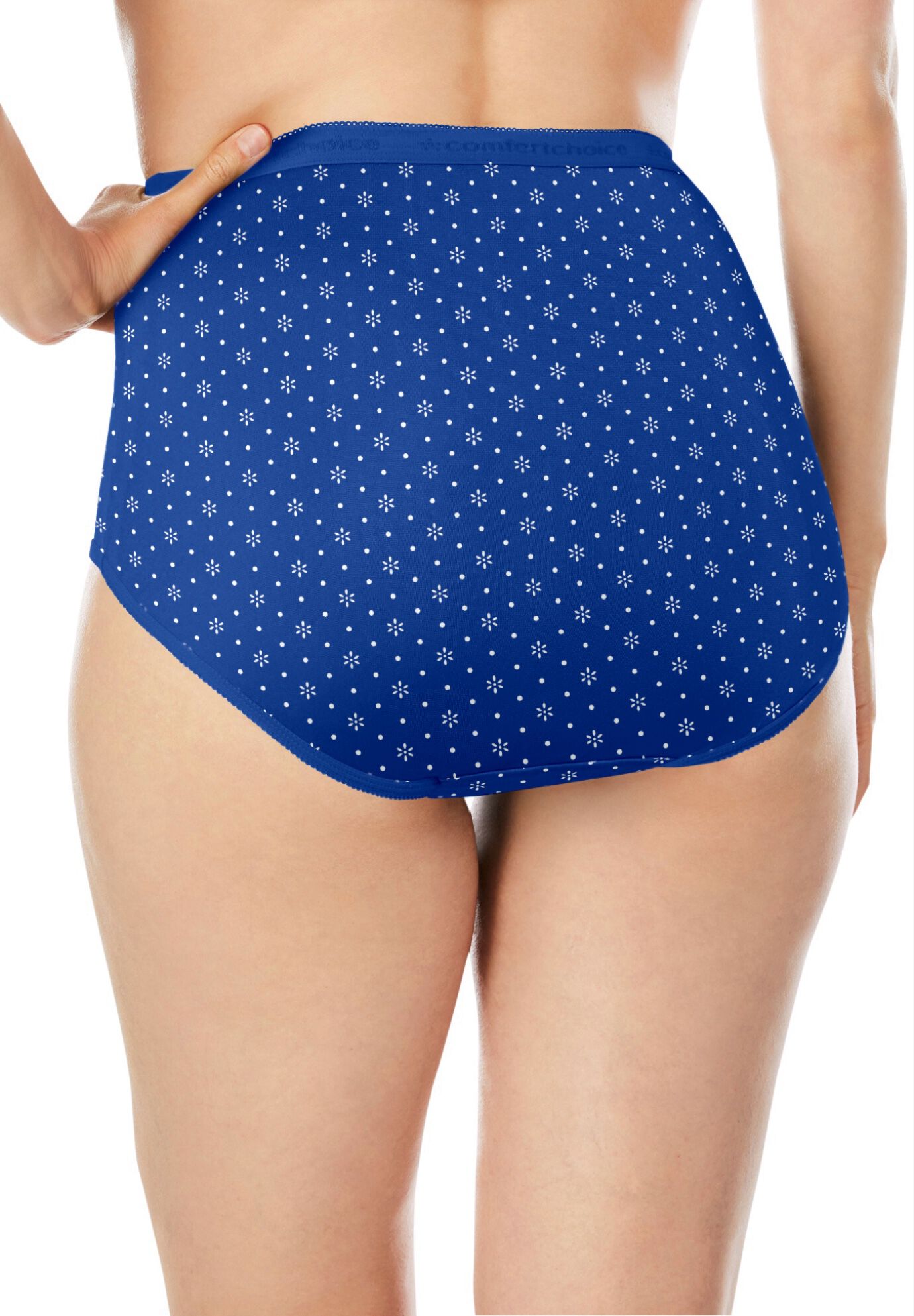 Full Coverage Cotton Brief 10-Pack, GEO DOT PACK, alternate image number 4