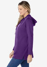 Embroidered Sweatshirt Tunic, , alternate image number null