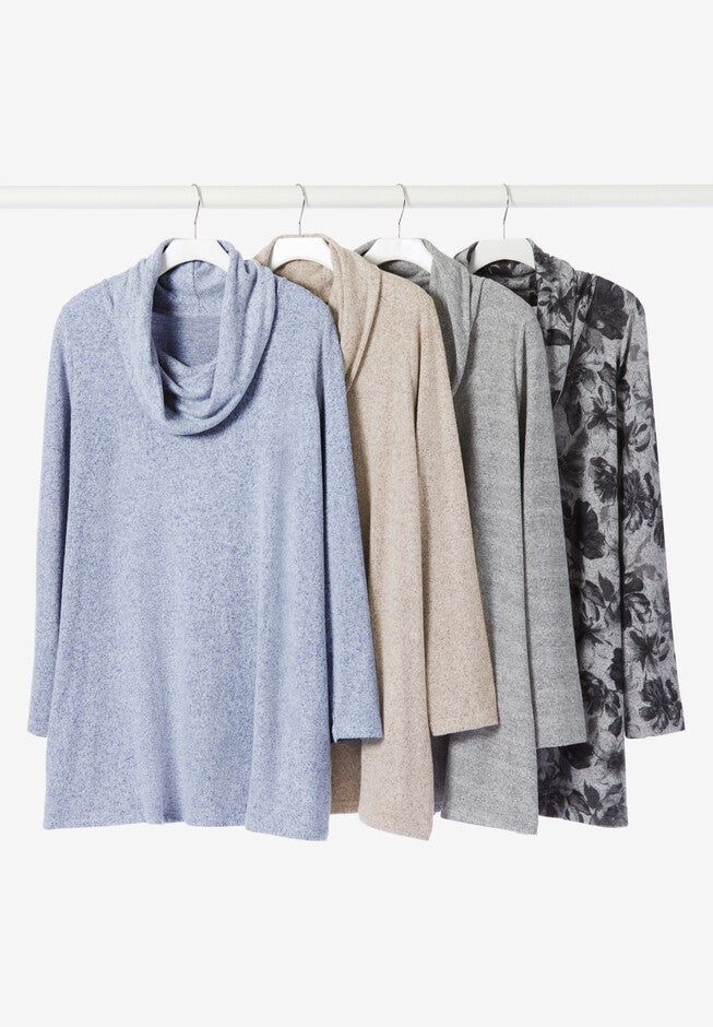 Forever Soft Cowl Neck Tunic, , alternate image number null