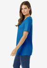 Perfect Short-Sleeve Scoopneck Tee, , alternate image number null