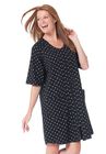 Short French Terry Zip-Front Robe, , alternate image number null