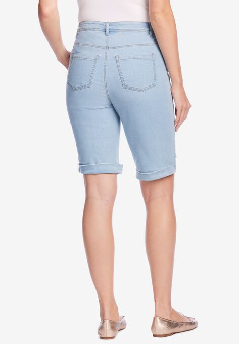 Stretch Jean Bermuda Short, , on-hover image number null